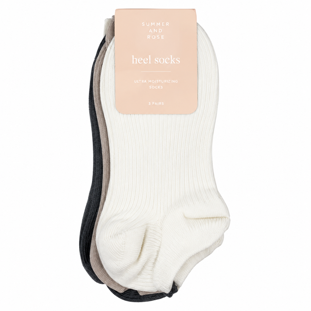 Summer & Rose Heel Socks Set Carded