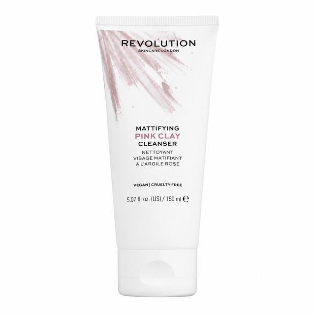 Makeup Revolution Skincare London Mattifying Pink Clay Cleanser 5.07 oz Loose