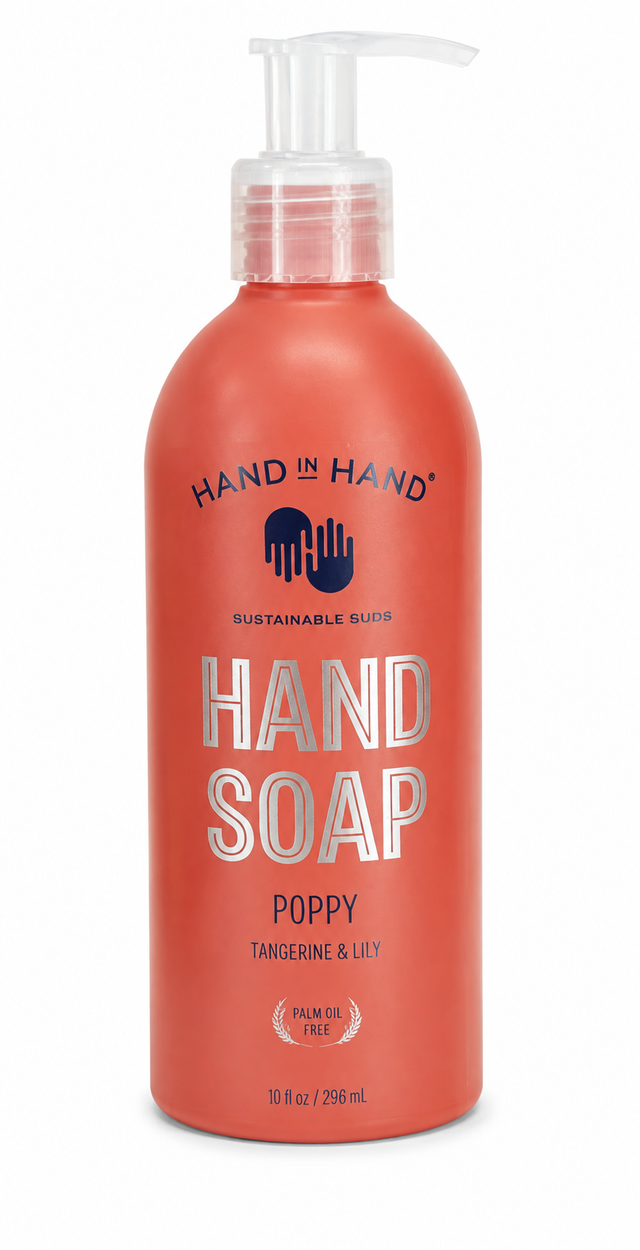 Hand In Hand Soap Hand Soap Poppy Tangerine and Lily 10 oz Loose