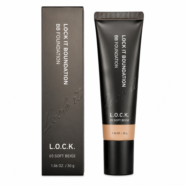 Lock It BB Foundation 1.06 oz Boxed Shade: 03 Soft Beige