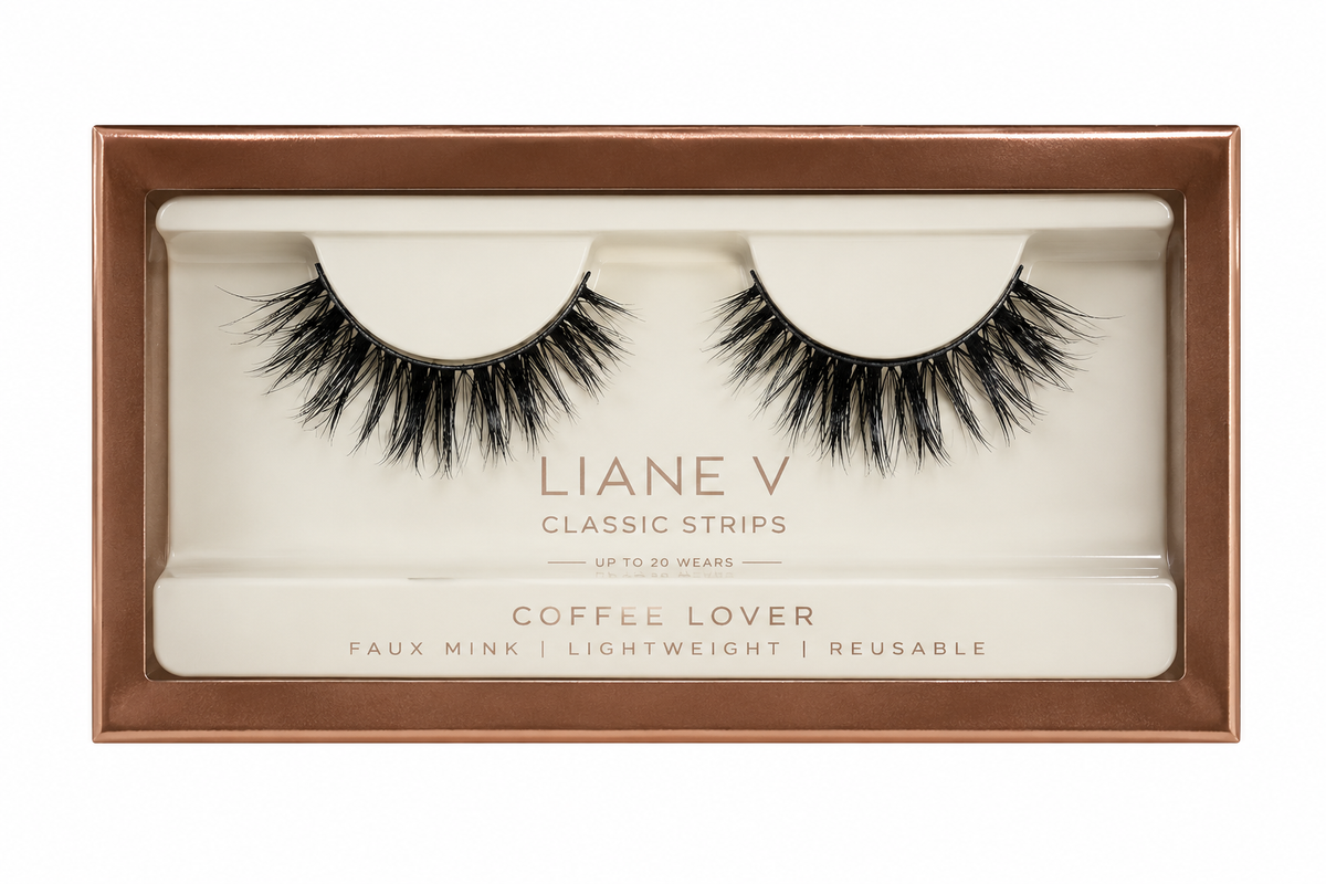 Liane V Classic Strips Up to 20 Wears Lashes Boxed Style: Coffee Lover