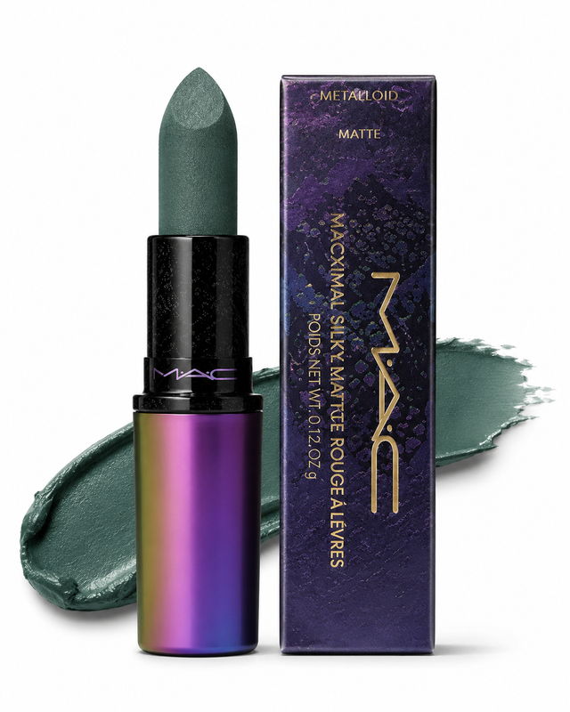 MAC M·A·Cximal Matte Lipstick 0.12 oz Boxed Color: Royal Emerald