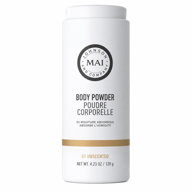 Mai Johnson & Company Body Powder Poudre Corporelle 4.23 oz Sealed Scent: 01 Unscented