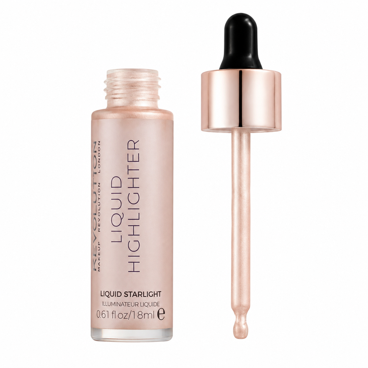 Makeup Revolution Liquid Highlighter 0.61 oz Sealed Color: Starlight