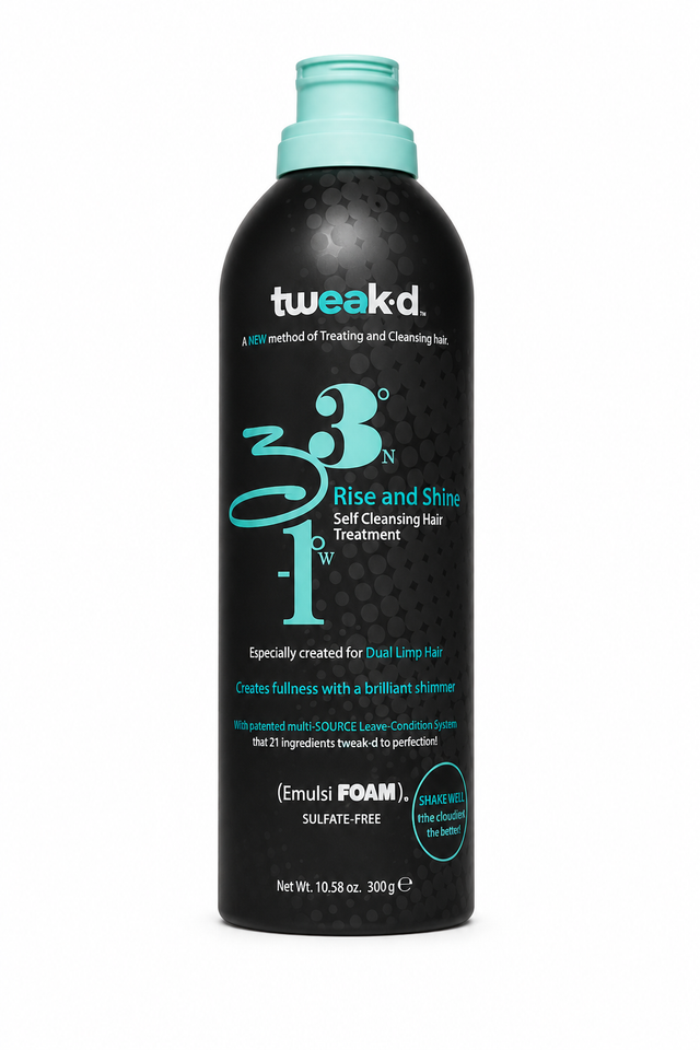 Tweak'd Rise and Shine Self Cleansing Hair Treatment 10.58 oz Sealed
