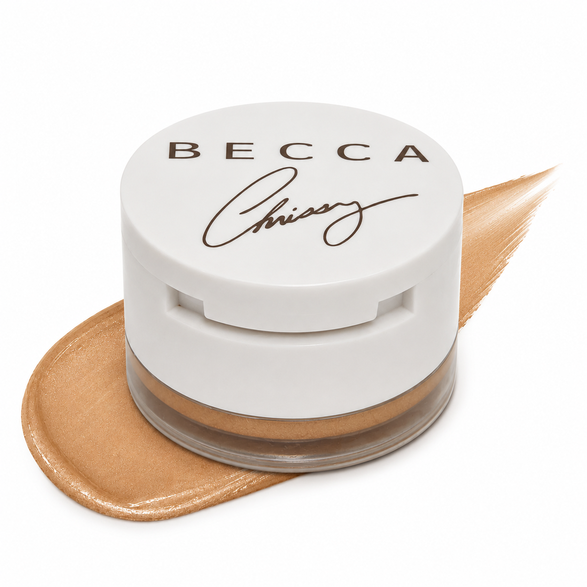 Becca Chrissy Glow Souffle Eyeshadow Highlighter Duo Loose Color: Cinnamon Churro