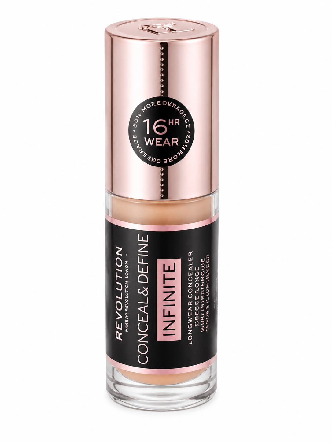 Makeup Revolution Conceal and Define Infinite Longwear Concealer 0.16 oz Sealed Shade: C3.5