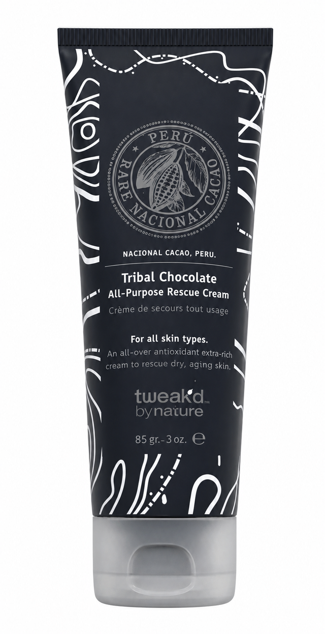 Tweak'd By Nature Tribal Chocolate All Purpose Rescue Cream for All Skin Types 3 oz Sealed
