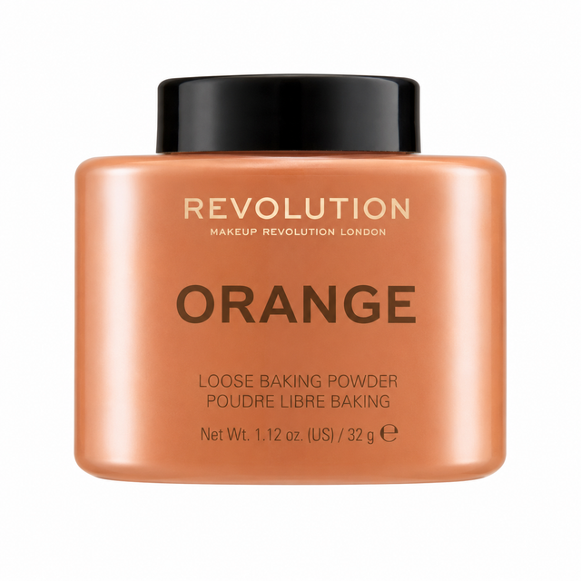 Makeup Revolution Loose Baking Powder 1.12 oz Sealed Shade: Orange