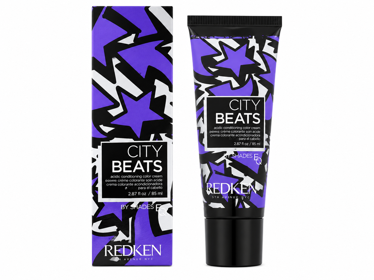 Redken City Beats Acidic Conditioning Color Cream East Village Violet 2.87 oz Sealed