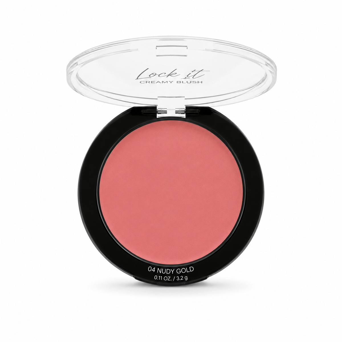 Lock It Creamy Blush 0.11 oz Sealed Color: 04 Nudy Gold