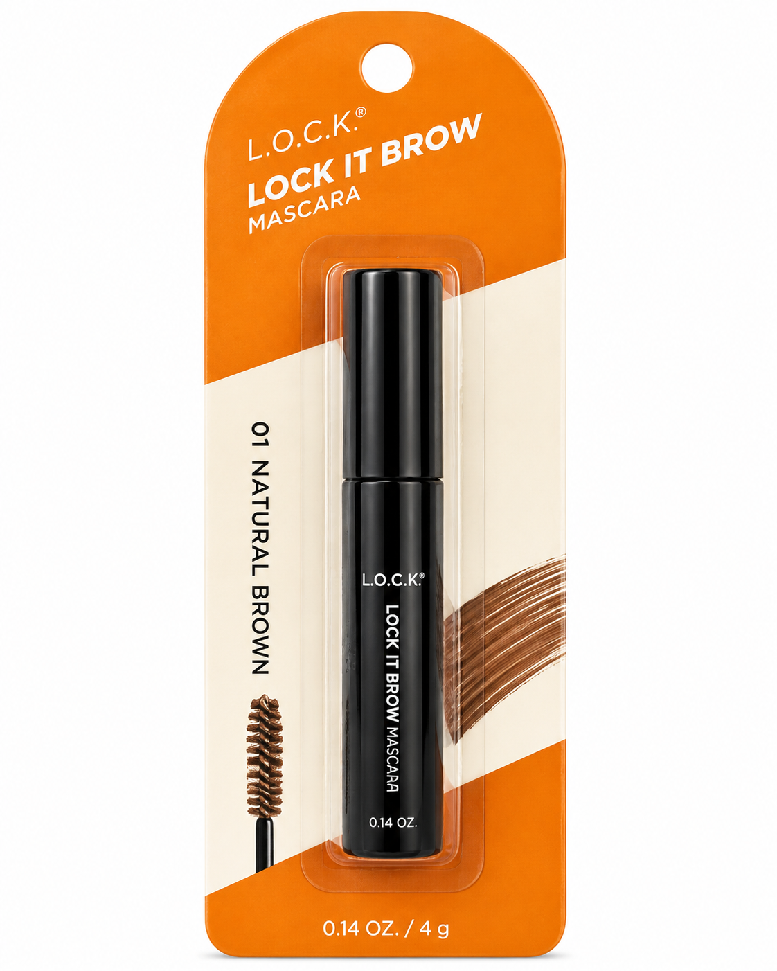 Lock It Brow Mascara 0.14 oz Carded Color: 01 Natural Brown