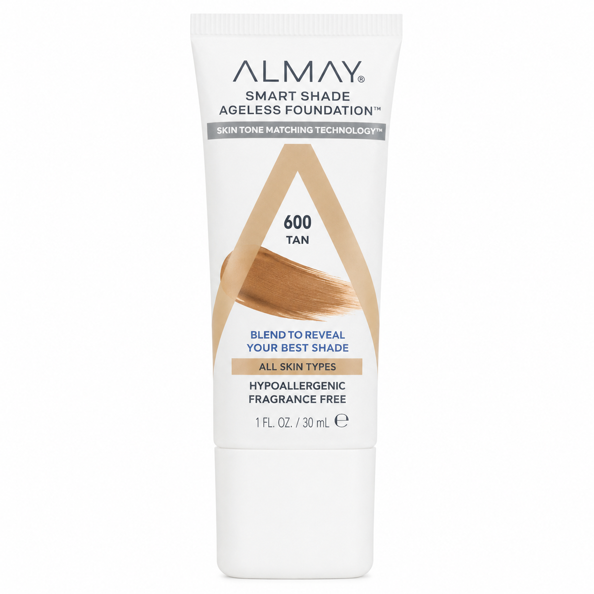 Almay Smart Shade Ageless Foundation 1 oz Loose Shade: 600 Tan