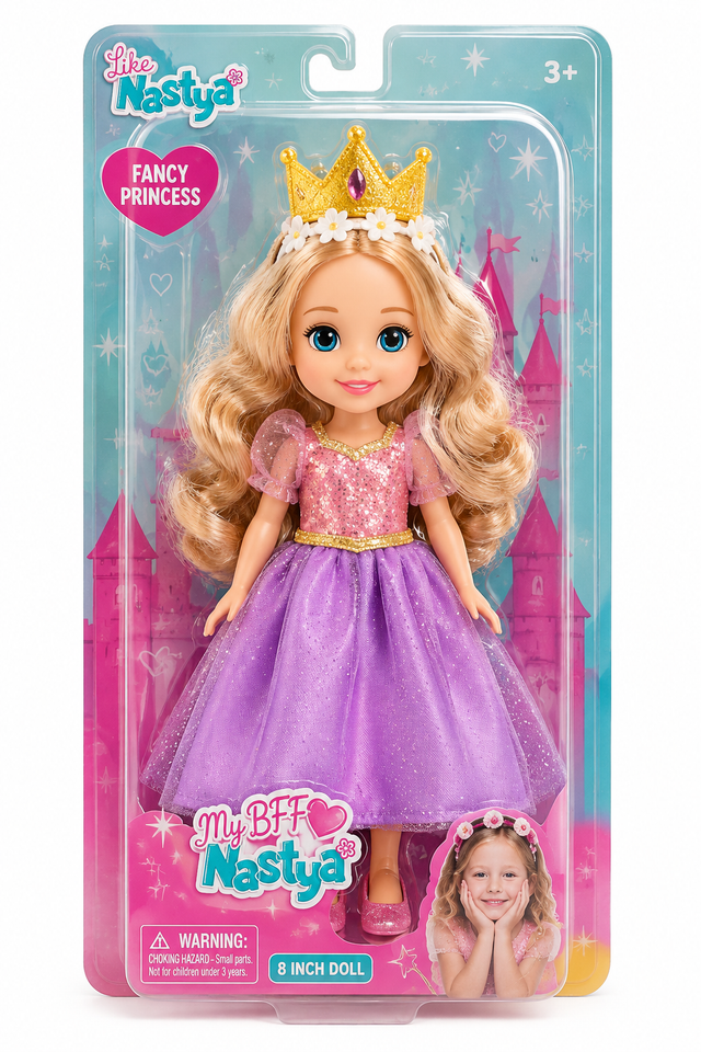 Like Nastya 8 Inch Doll My Bff Nastya Doll Fancy Princess Sealed