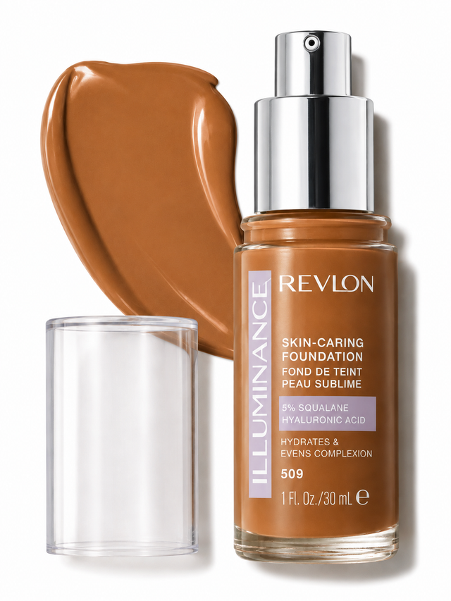 Revlon Illuminance Skin Caring Foundation 1 oz Sealed Shade: 509 Sandalwood