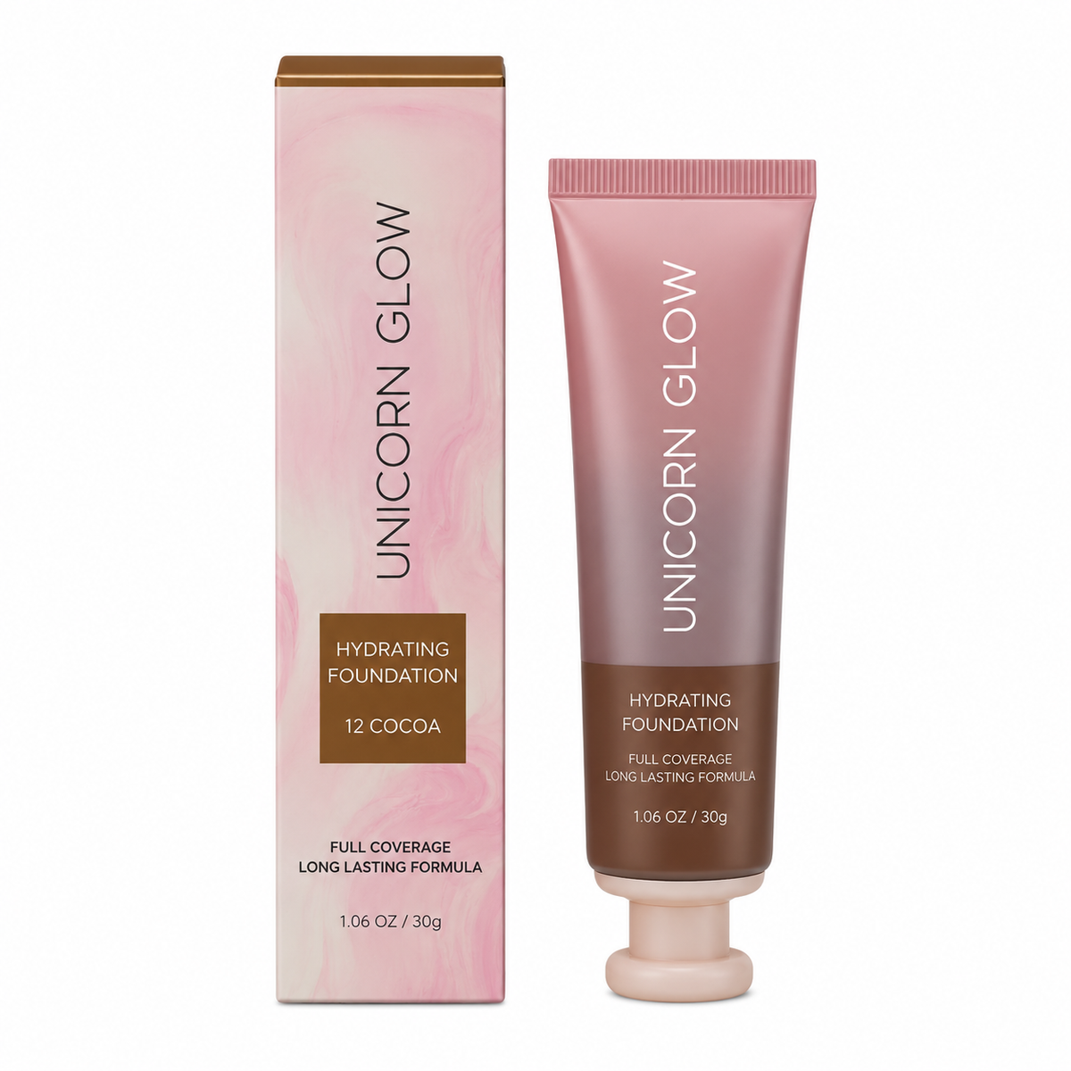 Unicorn Glow Hydrating Foundation 1.06 oz Boxed Shade: 12 Cocoa