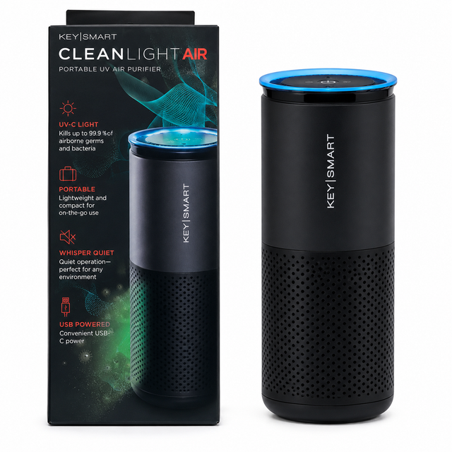 Key Smart Clean Light Air Portable UV Air Purifier Boxed