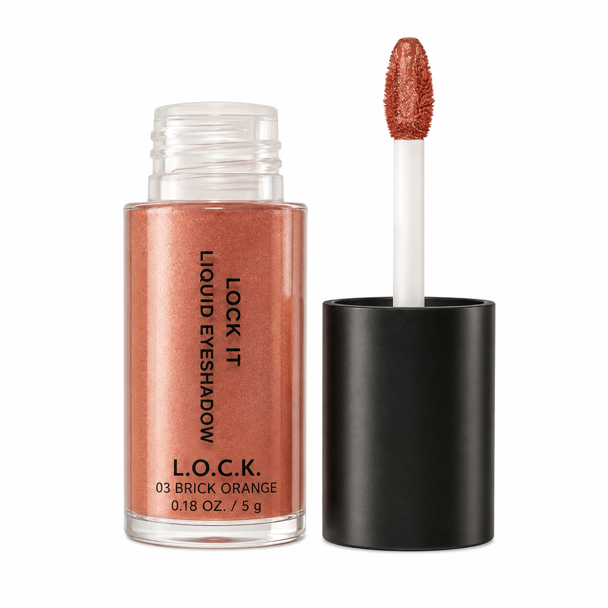 Lock It Liquid Eyeshadow 0.18 oz Sealed Color: 03 Brick Orange