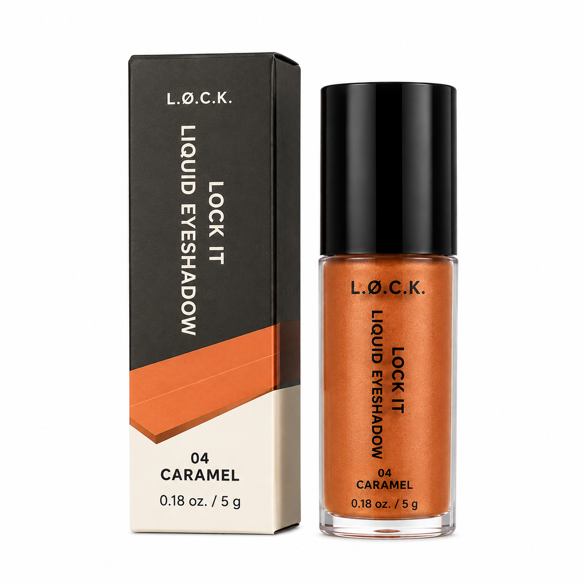 Lock It Liquid Eyeshadow 0.18 oz Boxed Color: 04 Caramel