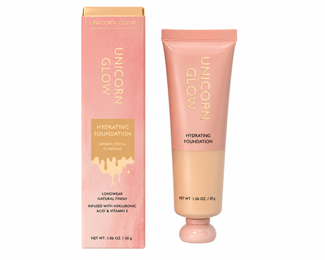 Unicorn Glow Hydrating Foundation 1.06 oz Boxed Shade: 02 Light Vanilla
