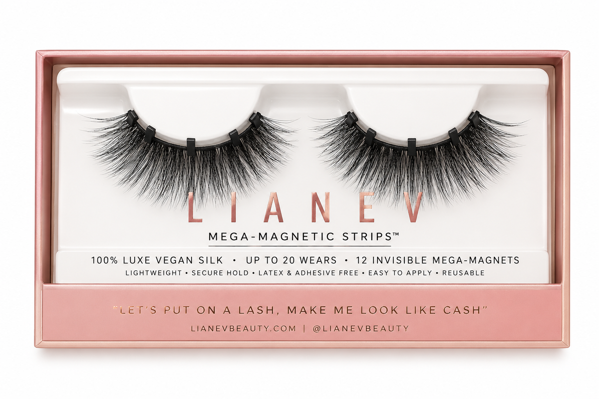 Liane V Mega Magnetic Strips Luxe Silk Lash with 12 Magnets Boxed Style: Let's Take A Selfie