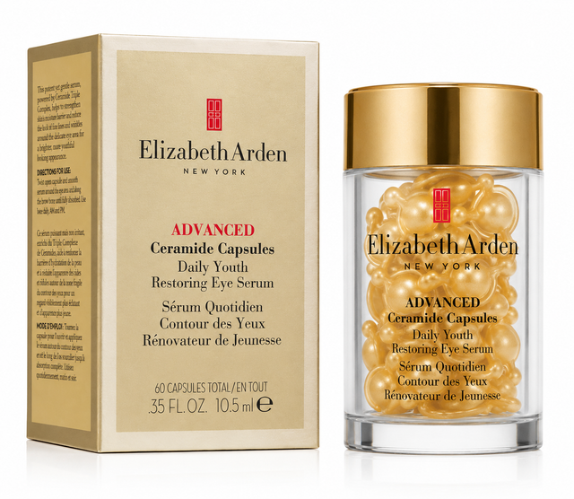 Elizabeth Arden Advanced Ceramide Capsules Daily Youth Restoring Eye Serum 0.35 oz Boxed