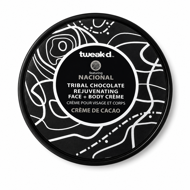 Tweak'd Featuring Nacional Tribal Chocolate Rejuvenating Face and Body Creme 8 oz Sealed