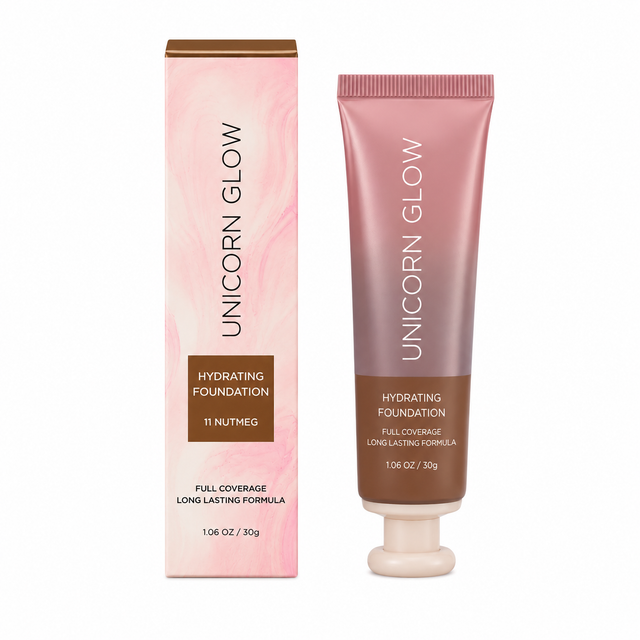Unicorn Glow Hydrating Foundation 1.06 oz Boxed Shade: 11 Nutmeg