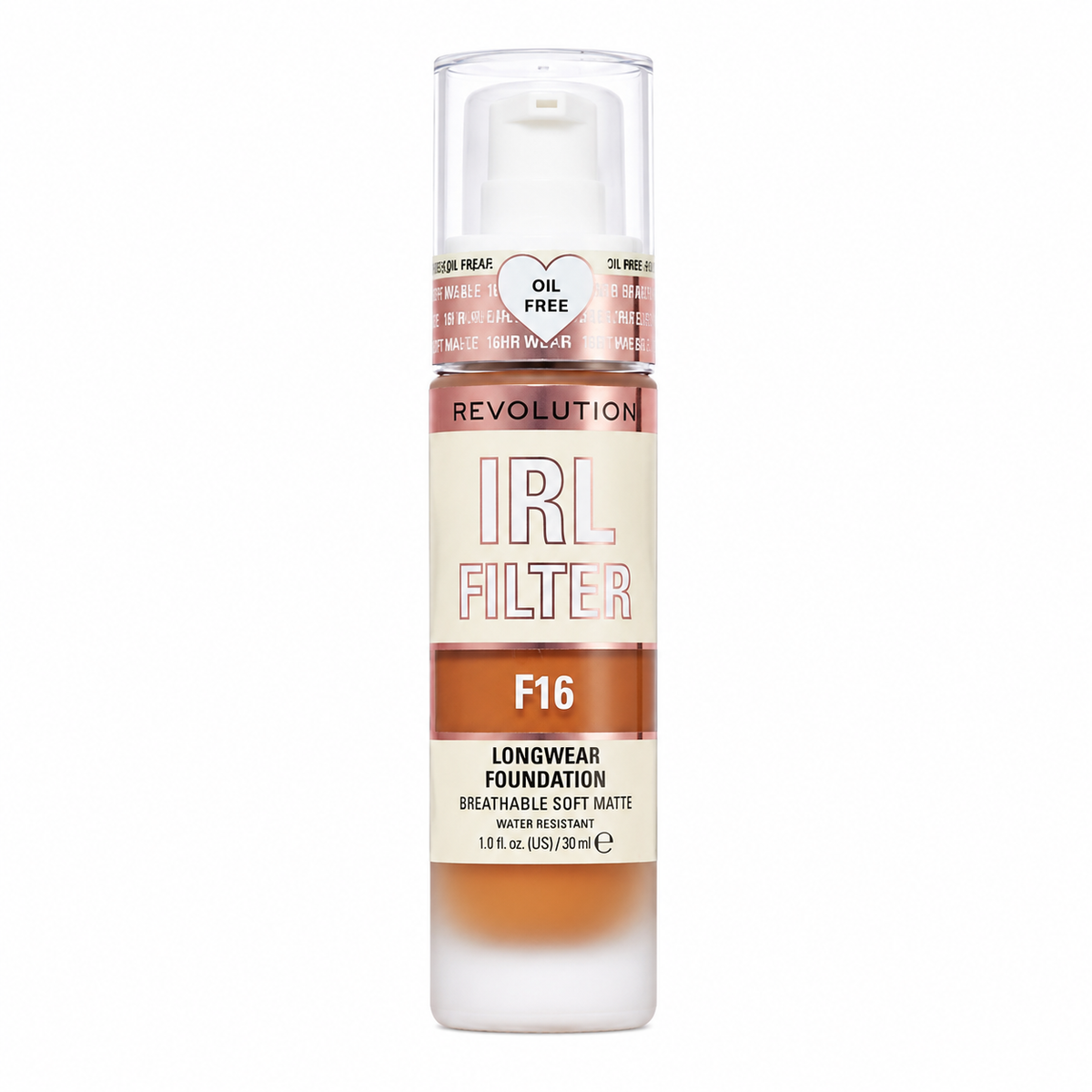 Makeup Revolution Irl Filter Longwear Foundation 0.7 oz Sealed Shade: F16