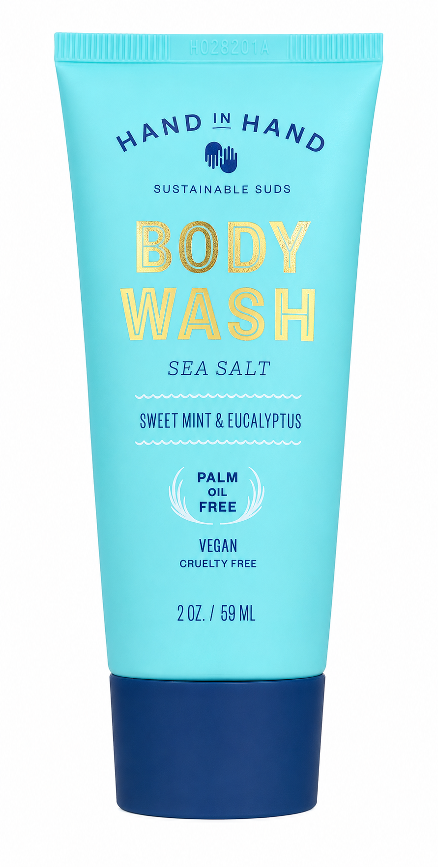 Hand In Hand Soap Body Wash Mini Sea Salt Sweet Mint Eucalyptus Sealed