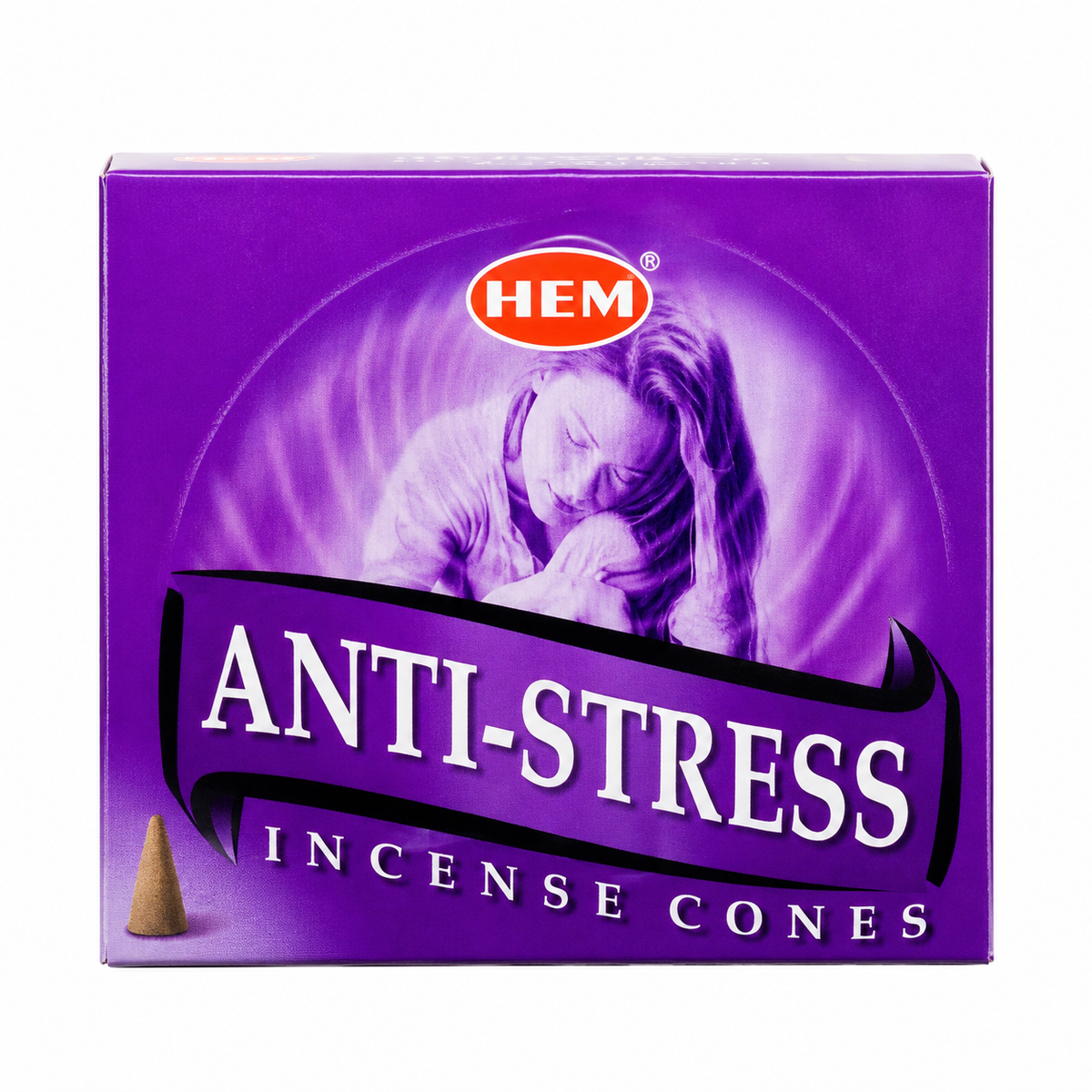 Hem Anti Stress Incense Cones 10 Cones Box Boxed
