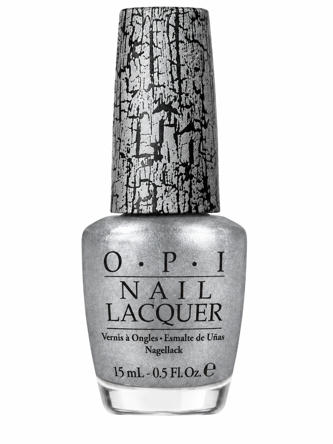 OPI Nail Lacquer 0.5 oz Loose Color: Silver Shatter