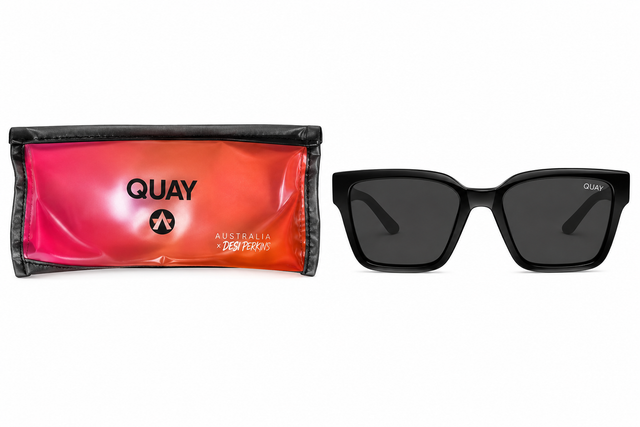 Quay Australia Sunglasses Black Bag