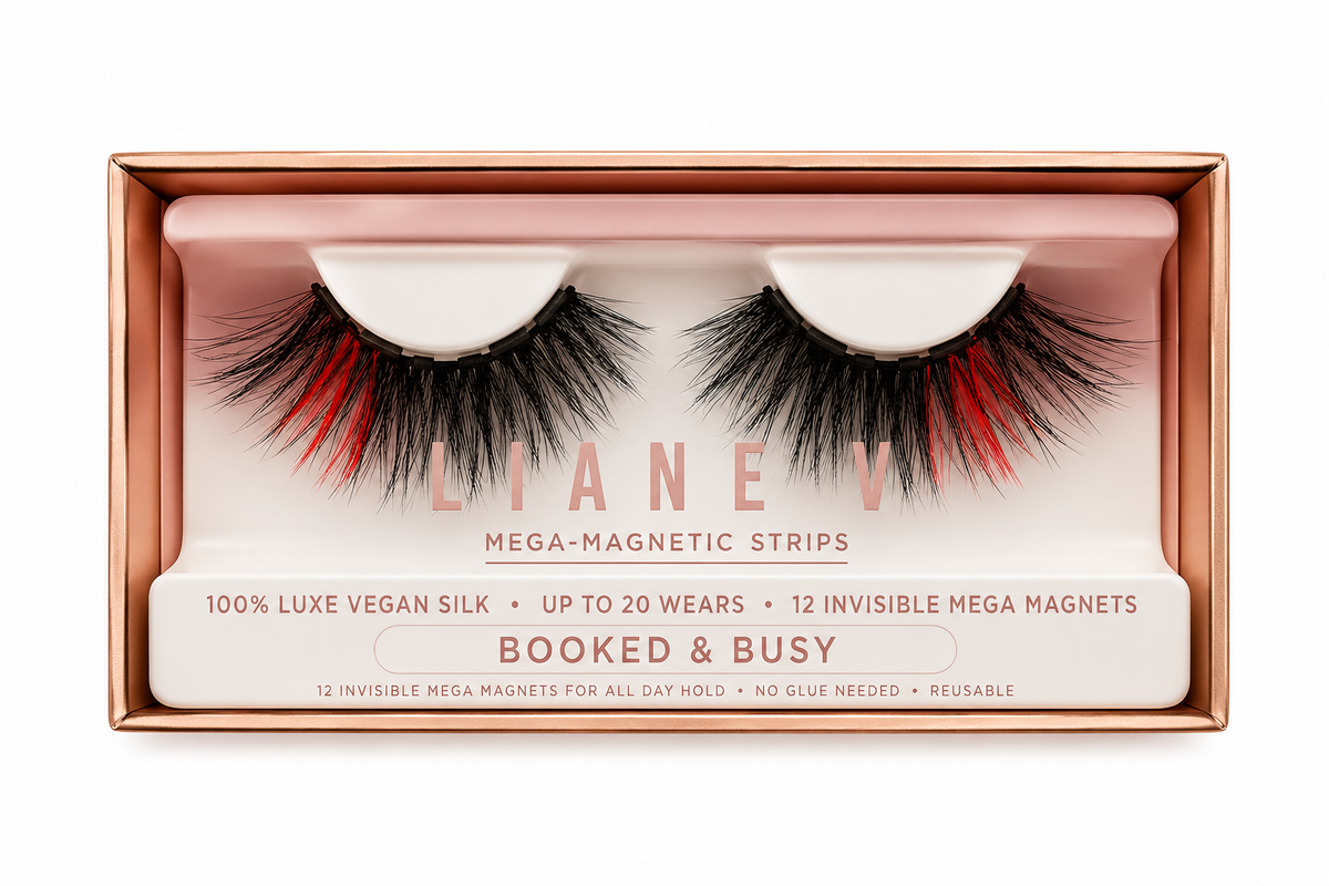 Liane V Mega Magnetic Strips 12 Invisible Mega Magnets Boxed Style: Booked & Busy