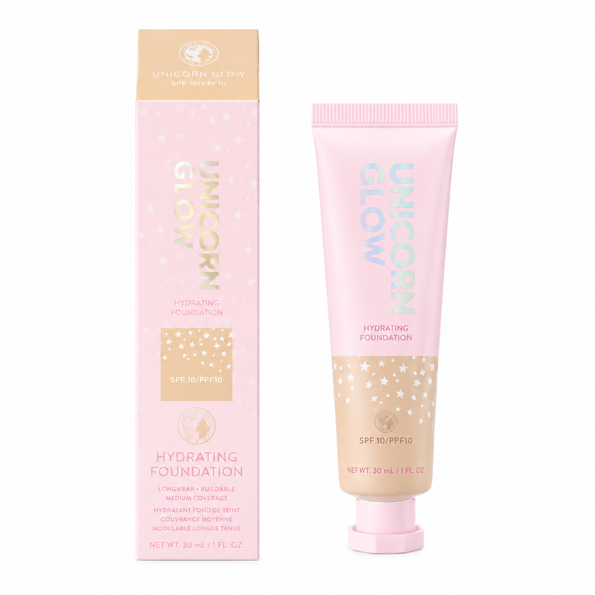 Unicorn Glow Hydrating Foundation 1.06 oz Boxed Shade: 01 Light