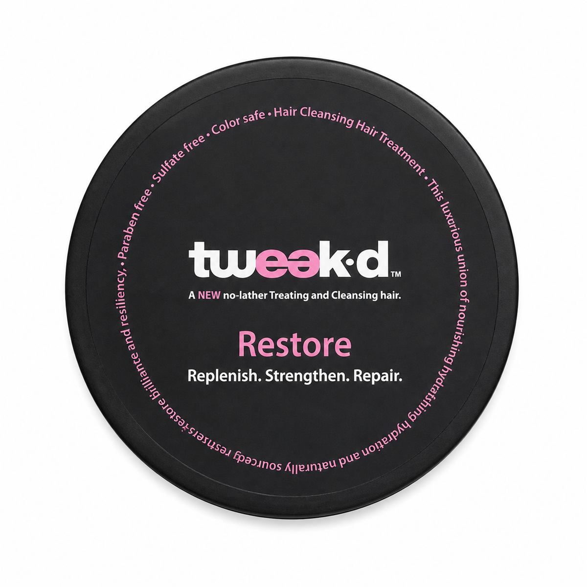 Tweak'd Restore Self Cleansing Hair Treatment for Dry Damaged Hair 3.52 oz Sealed