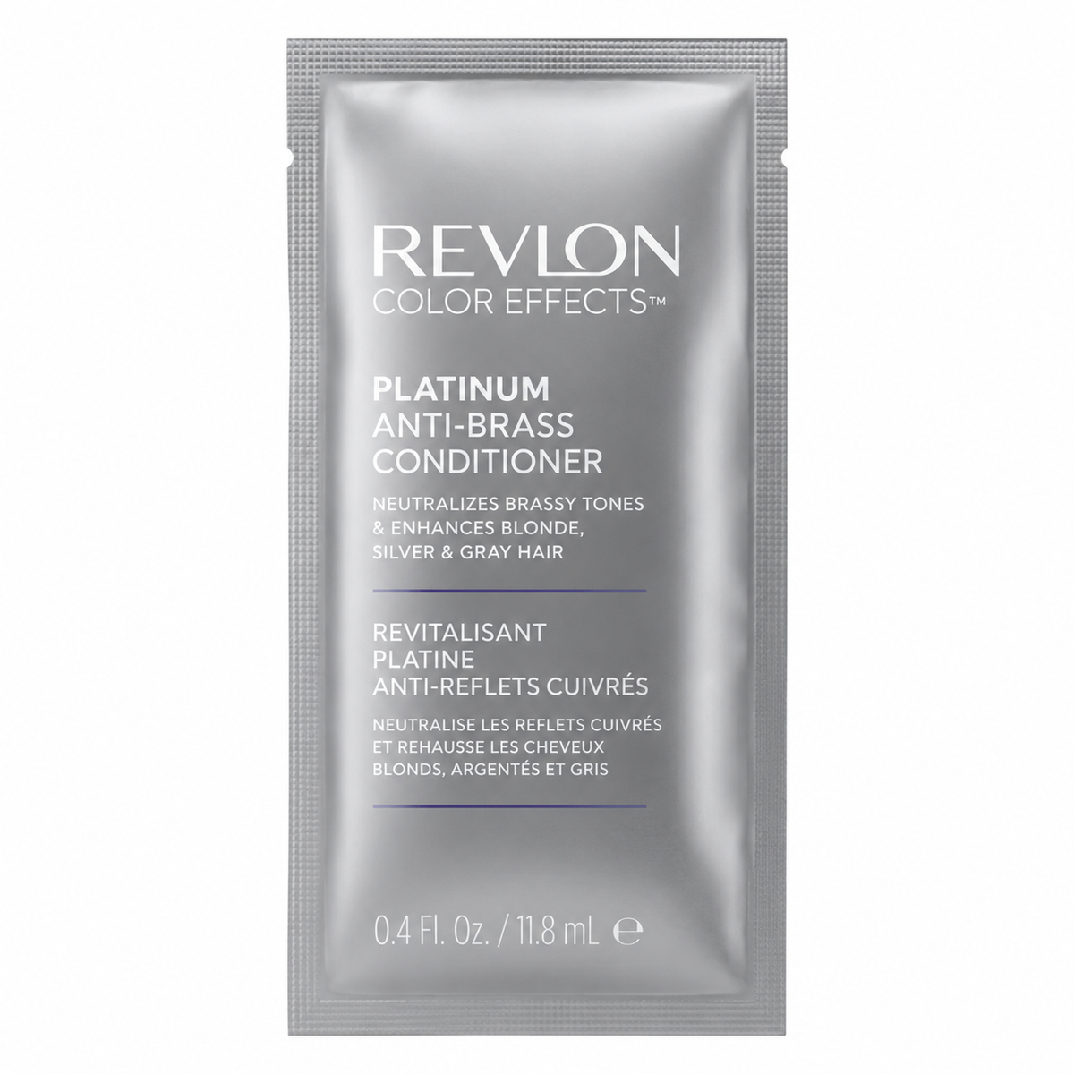 Revlon Color Effects Platinum Anti Brass Conditioner 0.4 oz Bag