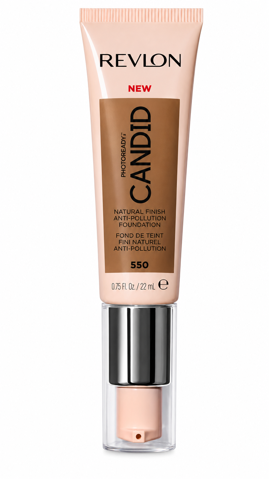 Revlon PhotoReady Candid Natural Finish Anti-Pollution Foundation 0.75 oz Sealed Shade: 550 Mocha