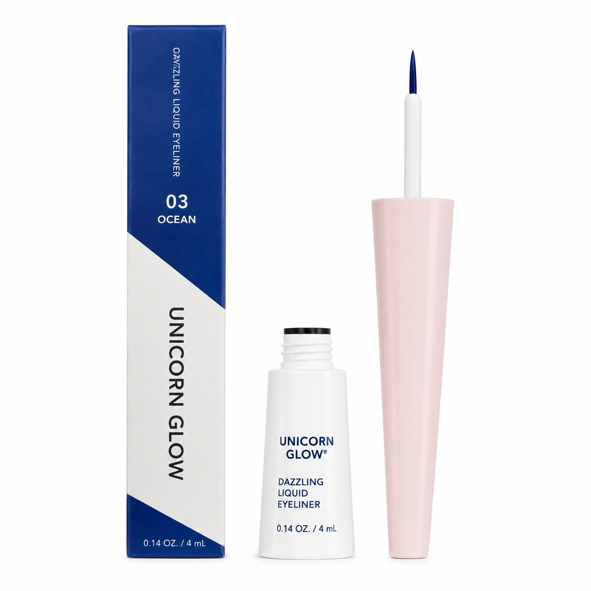 Unicorn Glow Dazzling Liquid Eyeliner 0.14 oz Boxed Color: 03 Ocean