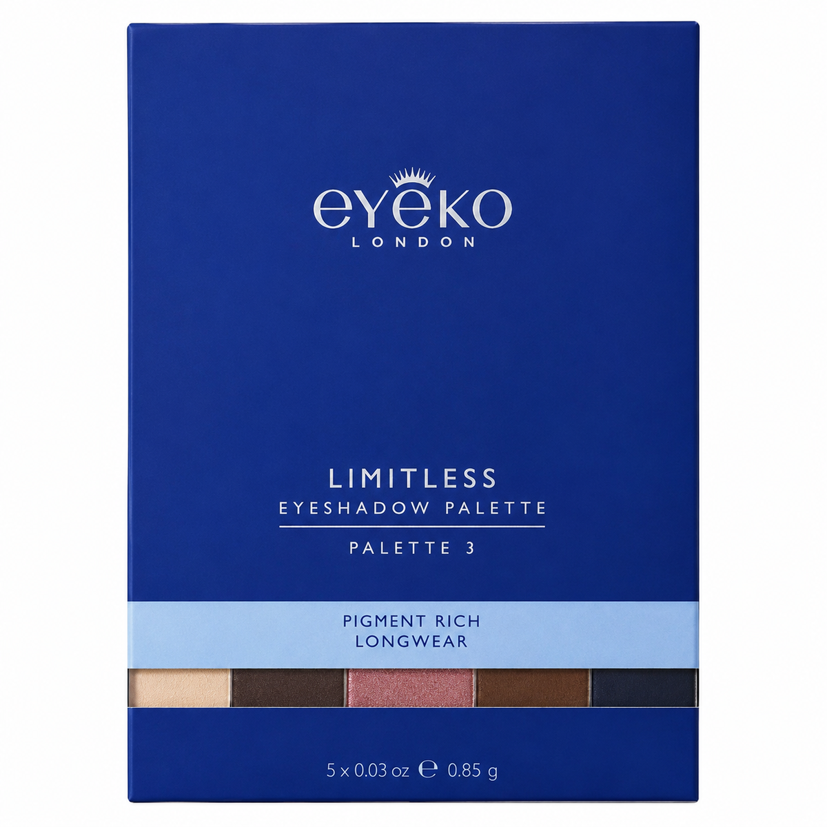 Eyeko London Limitless Eyeshadow Palette 3 0.03 oz Boxed Color: Palette 3