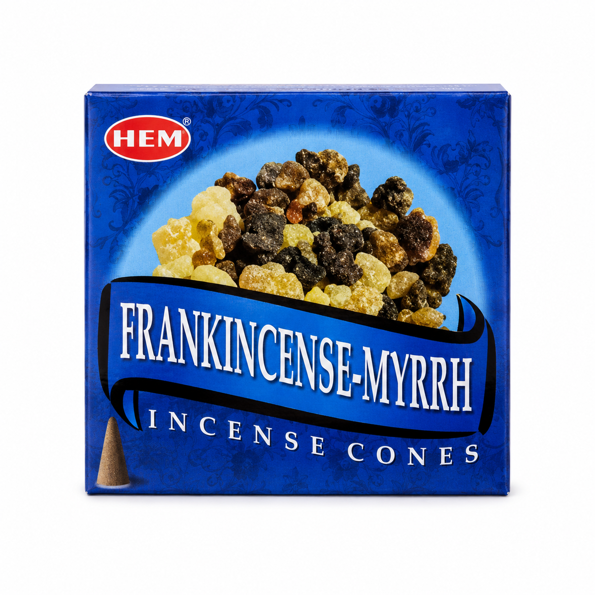 Hem Frankincense Myrrh Incense Cones 10 Cones Box Boxed
