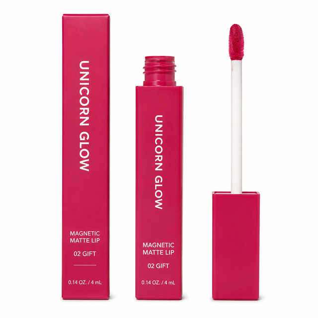 Unicorn Glow Magnetic Matte Lip 0.14 oz Sealed Color: 02 Gift